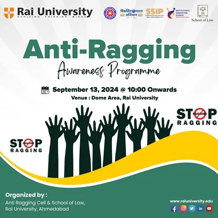 Anti-Ragging Awerness Programme on 13<sup>th</sup> Sep, 2024