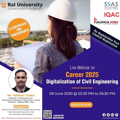 Webinar on Career 2025 - Digitalization of Civil Engineering on 9 June 2020