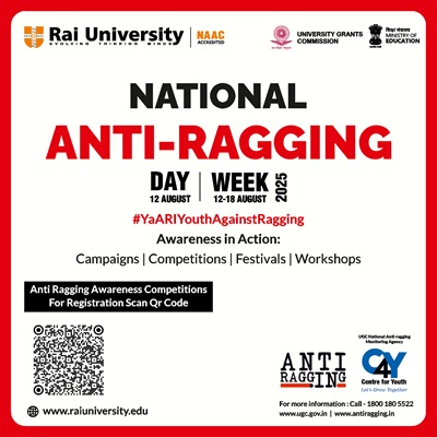 NATIONAL ANTI-RAGGING on 12 -18<sup>th</sup> Aug, 2025