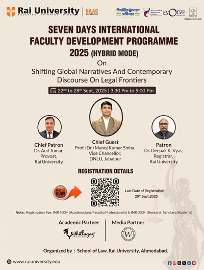 SEVEN DAYS INTERNATIONAL FACULTY DEVELOPMENT PROGRAMME 2025 (HYBRID MODE)